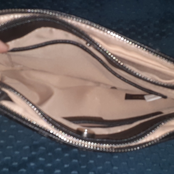 DANA BUCHMAN crossbody/shoulder bag, 3 compartments, black & white, EXCELLENT! - Picture 6 of 6